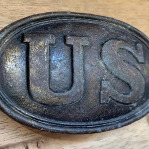 Civil War U.S. Army Belt Buckle Replica – Cast Metal Reenactment Accessory & Collector’s Vintage‑Style Buckle - costume