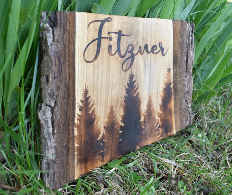 Personalized wood wall hanging, personalized wedding gift, Housewarming gift, wooden wall hanging, anniversary gift, rustic wall hanging image 6