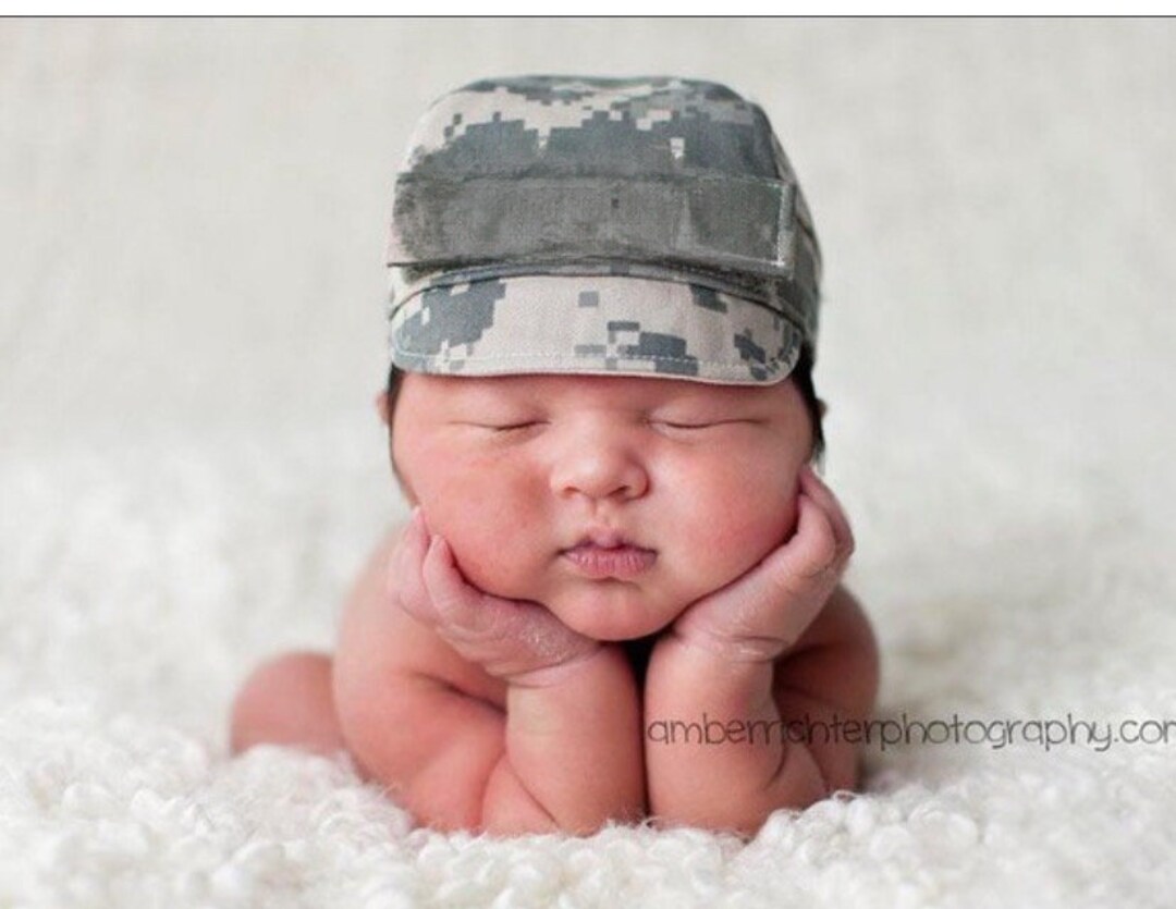 ACU Baby Military Caps, Military Hat, Military Baby Etsy