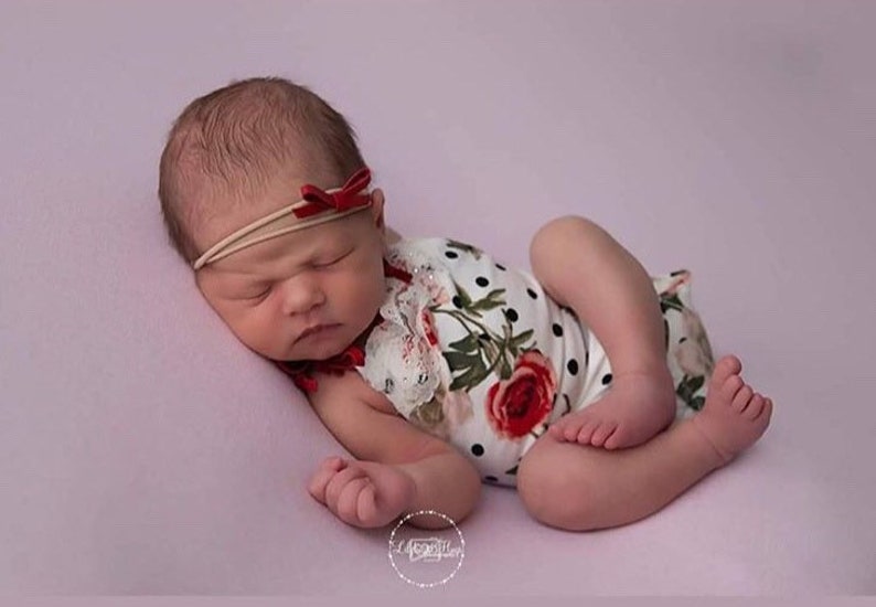 Gracie Newborn Romper,photography prop