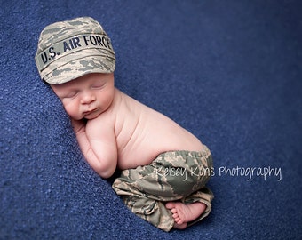 Air Force Inspired Baby Military SET - ABU Camo