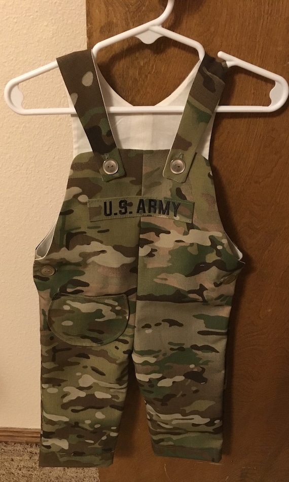 US Army Green Camo Baby Bib Camouflage Army Brat -  Portugal