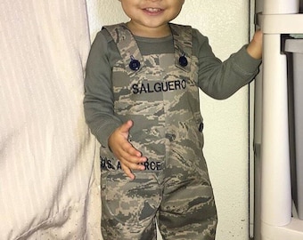 Military Inspired Kids Romper - Army, Marines, Air Force, Coast Guard