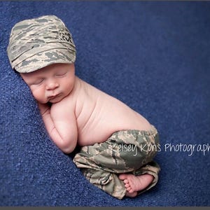 Air Force Inspired Baby Military SET - ABU Camo