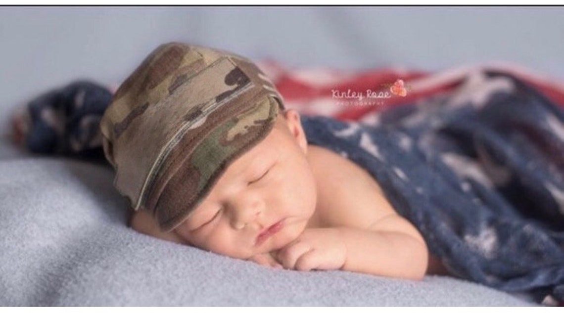 ARMY Inspired Baby Military Caps Military Hat Military Baby Etsy