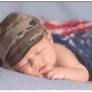 ARMY Inspired Baby Military Caps, Military Hat, Military Baby, Army Baby, OCP, ACU