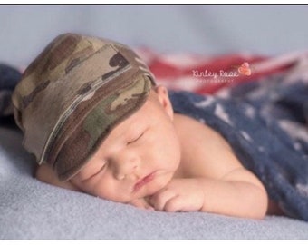 ARMY Inspired Baby Military Caps, Military Hat, Military Baby, Army Baby, OCP, ACU