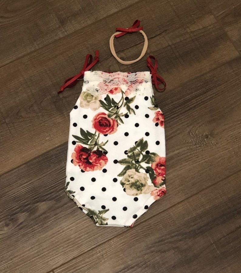 Gracie Newborn Romper,photography prop