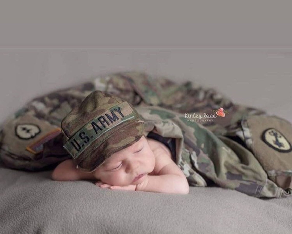 ARMY Inspired Baby Military Caps Military Hat Military Baby Etsy