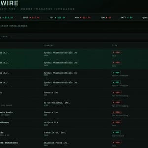 SEC Insider Trading Tracker Source Code - Python & React App with Telegram Alerts
