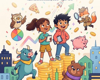 Beursboek voor kinderen | Beleggen, grafieken, geldgids (7-14 jaar) (PDF-download)