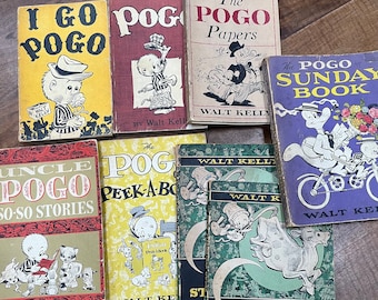 1950s Pogo books by Walt Kelly, sold individually