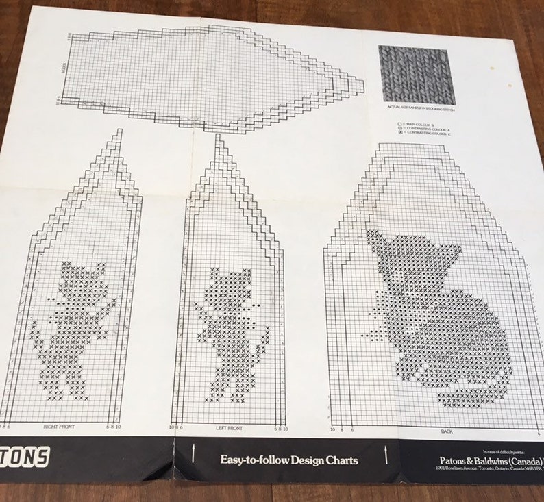 1950s and 1960s; one 1980s Native American pattern Cree 12 vintage knitting patterns for children and adults