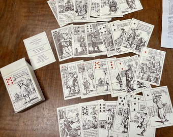 Antique reprint - Cries of London Playing Cards 1754, reprinted in 1978, London - Out of Print