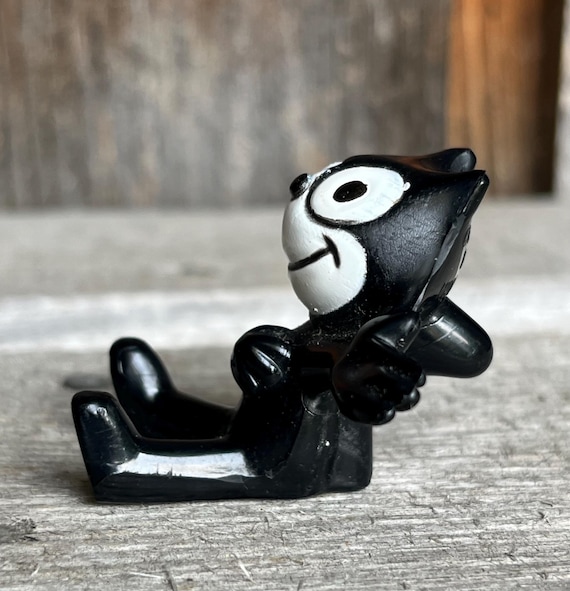 Vintage 1997 Felix the Cat Miniature Figure – Winking, Seated - Etsy