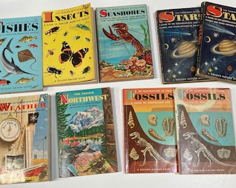Vintage 1950s & 1960s Golden Book Guides - sold individually