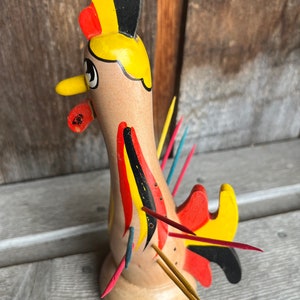 Vintage Rooster toothpick holder image 8