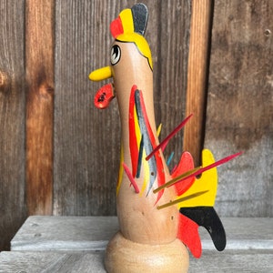 Vintage Rooster toothpick holder image 5