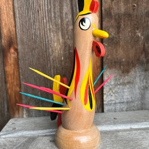 Vintage Rooster toothpick holder image 2