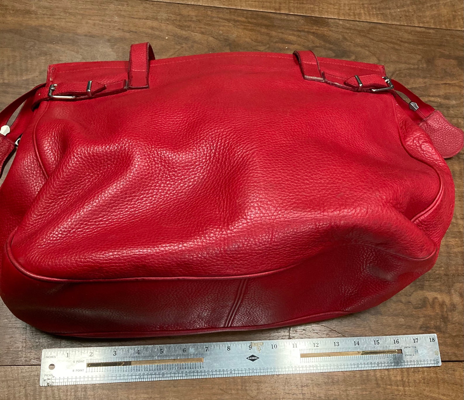 Vintage Roots Bag Oversized Leather Purse From 1990s Etsy Ireland