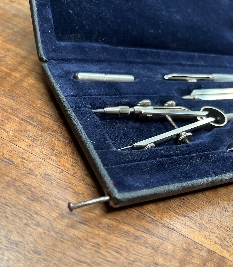 Vintage Geometry Set, Drafting Set KIN 527-B, Made in Czechoslovakia - Etsy