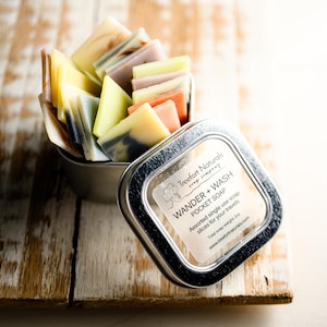 Wander + Wash Pocket Soap Slices: Natural Travel Soap