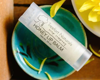Honey Lip Balm - All Natural, made with local honey & beeswax