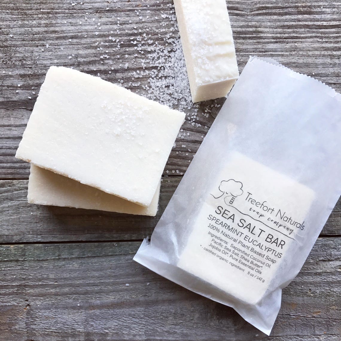 Sea Salt Soap Handmade Cold Process All Natural Lightly Etsy