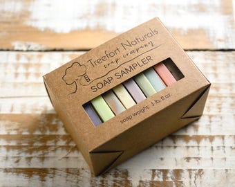 Handmade Soap Sampler Set: All Natural Cold Process Soap Ends