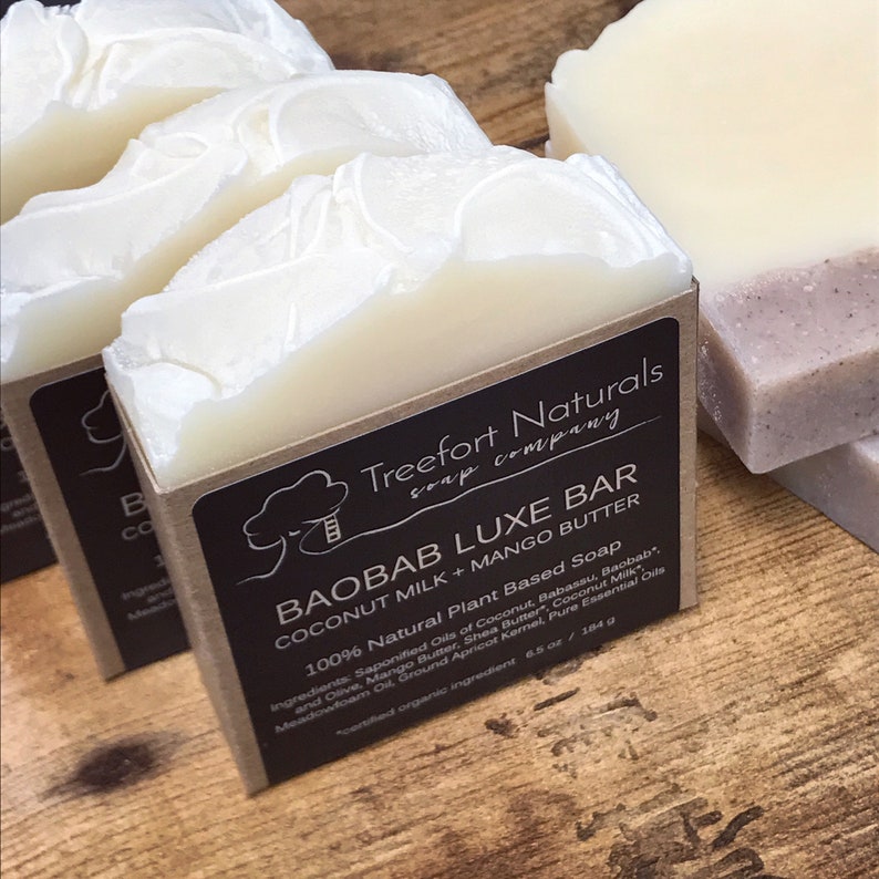 Baobab Luxe Bar luxury plantbased soap natural cold Etsy