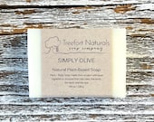 Simply Olive Oil soap - Handmade Cold Process, All Natural, unscented, baby soap