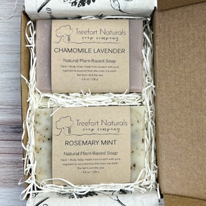 Soap Gift Box - 2 bar soap gift set, all natural soap, Mothers Day gift, teacher gift
