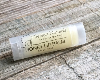 Honey Lip Balm - All Natural, made with local honey & beeswax