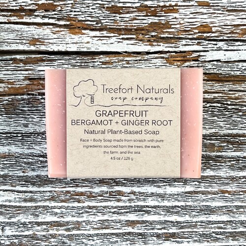 Grapefruit Bergamot Ginger Root Soap Handmade Cold Etsy