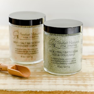 Milk + Salt Bath Soak - Coconut Milk and Sea Salt, bath salts
