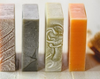 10 Bar Soap Set - Choose any 10 bars, All Natural, Handmade Cold Process soap, essential oil soap, unscented soap