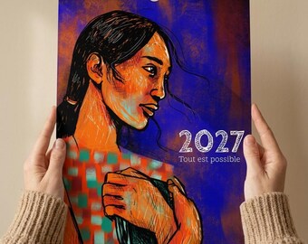A3 wandkalender - 2027 - kunstprints