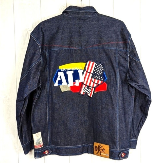 Vintage Platinum Fubu Muhammad Ali Jean Jacket Men's Size Vintage Platinum Fubu Muhammad Ali Jean Jacket Men's Size