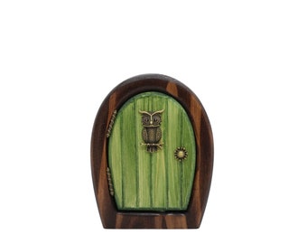 Owl Sprite Fairy Door for Home and Garden