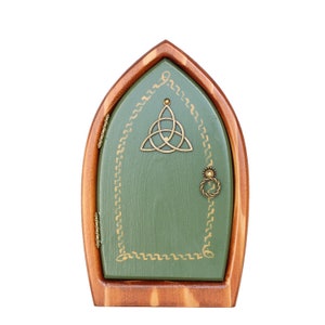 Celtic Trinity Fairy Door for Your Home and Garden