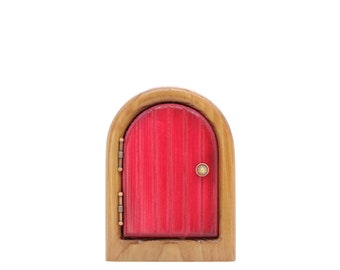 Little Red Fairy Door for Home and Garden
