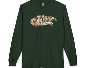 Floral Christian Tee | Joy Faith T-Shirt
