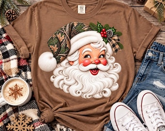 Camo Santa PNG, Santa PNG, Christmas PNG, Merry Christmas png, Merry png, Vintage Santa png, Trending png, Popular png