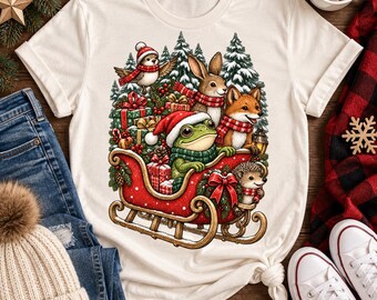 Christmas Frog, Funny Frog PNG, Frog PNG, Frog Shirt, Frog Meme, Trending Funny Frog PNG, Frog Stickers, Knit Frog, Funny Frog Tee
