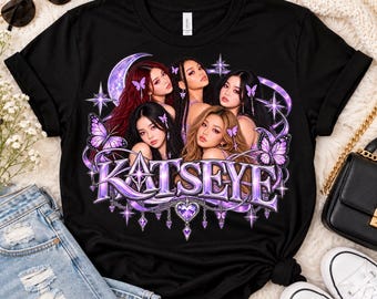 Katseye PNG, Katseye Shirt Design, Katseye Design PNG, Kpop PNG, Pop Music png, Katseye Tee, Katseye Hoodie Digital Download