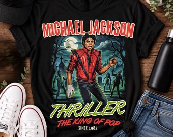 Michael Jackson, Michael Jackson Shirt, Michael Jackson PNG, Trending png, Michael Jackson SVG, Halftone png, MJ Thriller Jacket