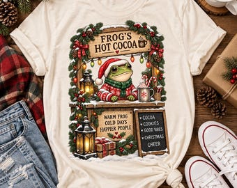 Christmas Frog, Funny Frog PNG, Frog PNG, Frog Shirt, Frog Meme, Trending Funny Frog PNG, Frog Stickers, Knit Frog, Funny Frog Tee
