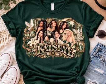 Katseye PNG, Katseye Shirt Design, Katseye Design PNG, Kpop PNG, Pop Music png, Katseye Tee, Katseye Hoodie Digital Download