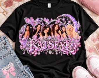 Katseye PNG, Katseye Shirt Design, Katseye Design PNG, Kpop PNG, Pop Music png, Katseye Tee, Katseye Hoodie Digital Download