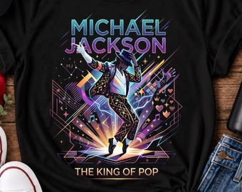 Michael Jackson, Michael Jackson Shirt, Michael Jackson png, Trending png, Michael Jackson SVG, Halftone PNG, MJ Thriller Jacket
